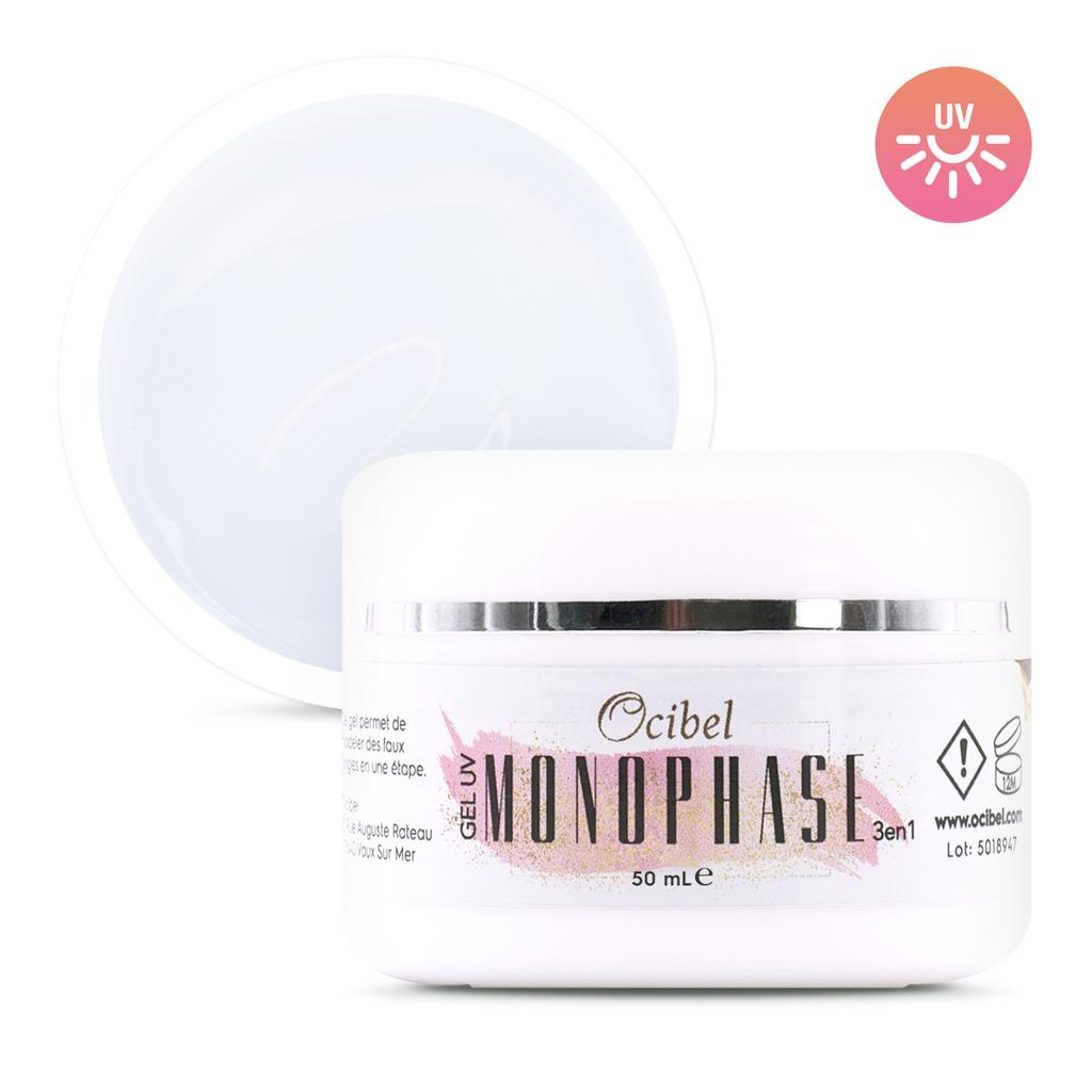 Monophase UV Gel (Base Construction Finish) 3 In 1 Transparent - 50 G