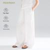 Lässige lange Hose für Mädchen aus Leinenmischung