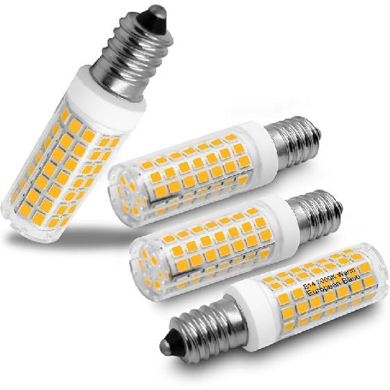 E14 LED Light Bulb, 6W 120V European Light Bulbs Equivalent 60W Incandescent Bulb, Dimmable E14 Base for Cooker Hood Bulbs Turkish lamp Bulb, E14