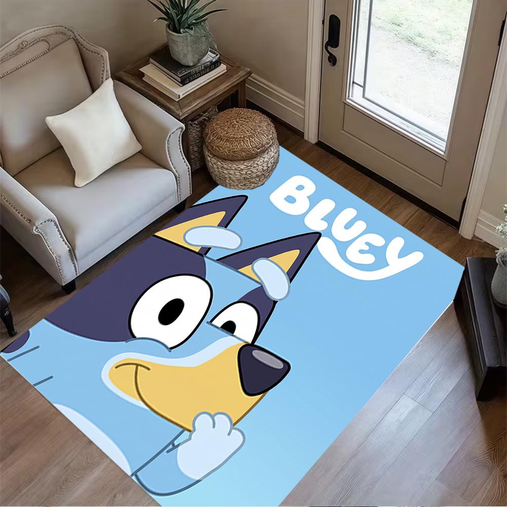 Bluey Bingo Adventure Area Rug Suitable for Outdoor Decorate room Dining Room Dormitory Anti-slip Rug Office home decor