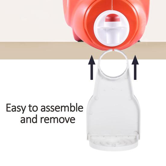 Laundry Detergent Dispenser with Nozzle Switch Easy Installation Labor-Saving Laundry Detergent Cup Holder Drip Tray Set