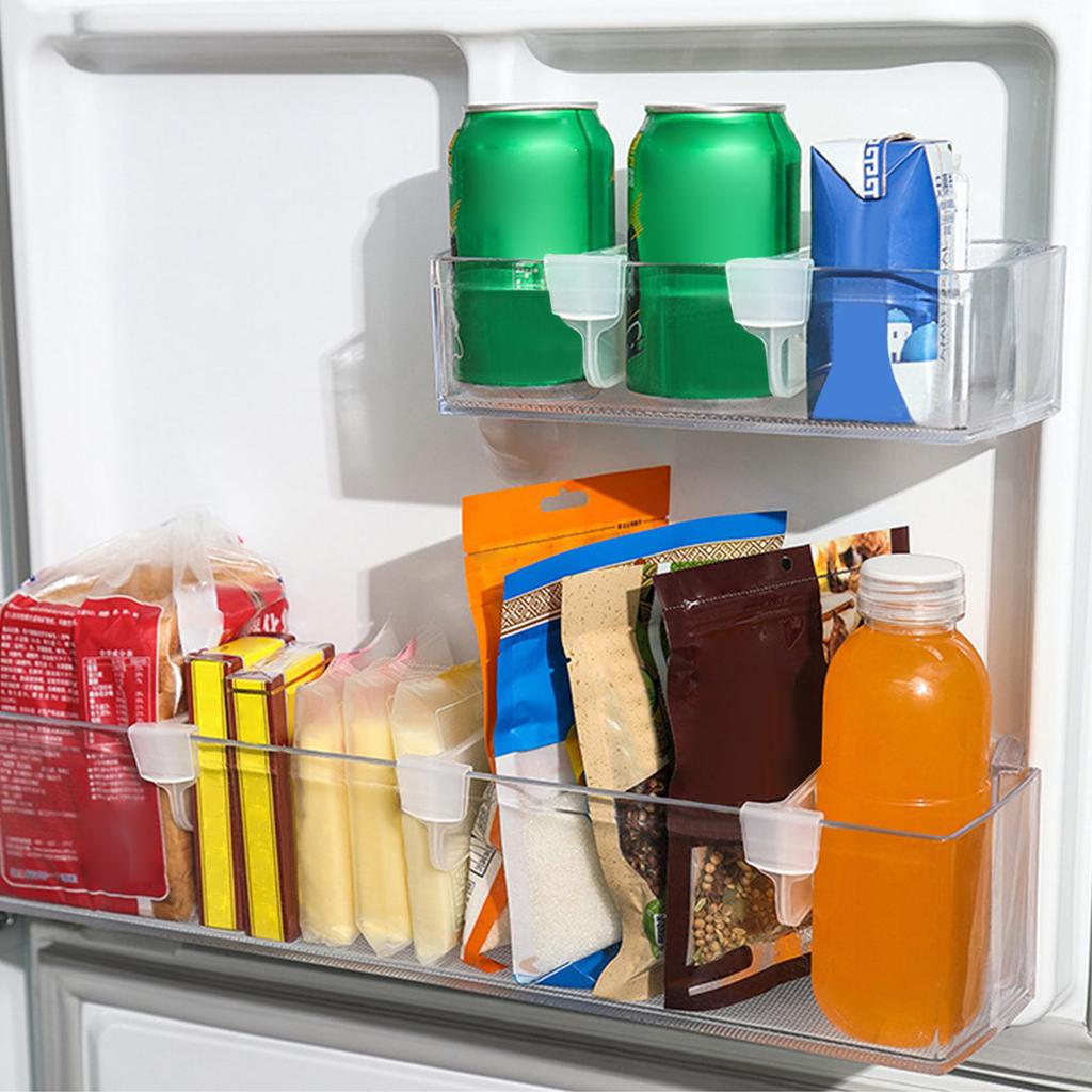 Counts Fridge Drawer Divider, High-Quality Plastic Design For -Fall ,Slide To Adjust For Different Sizes