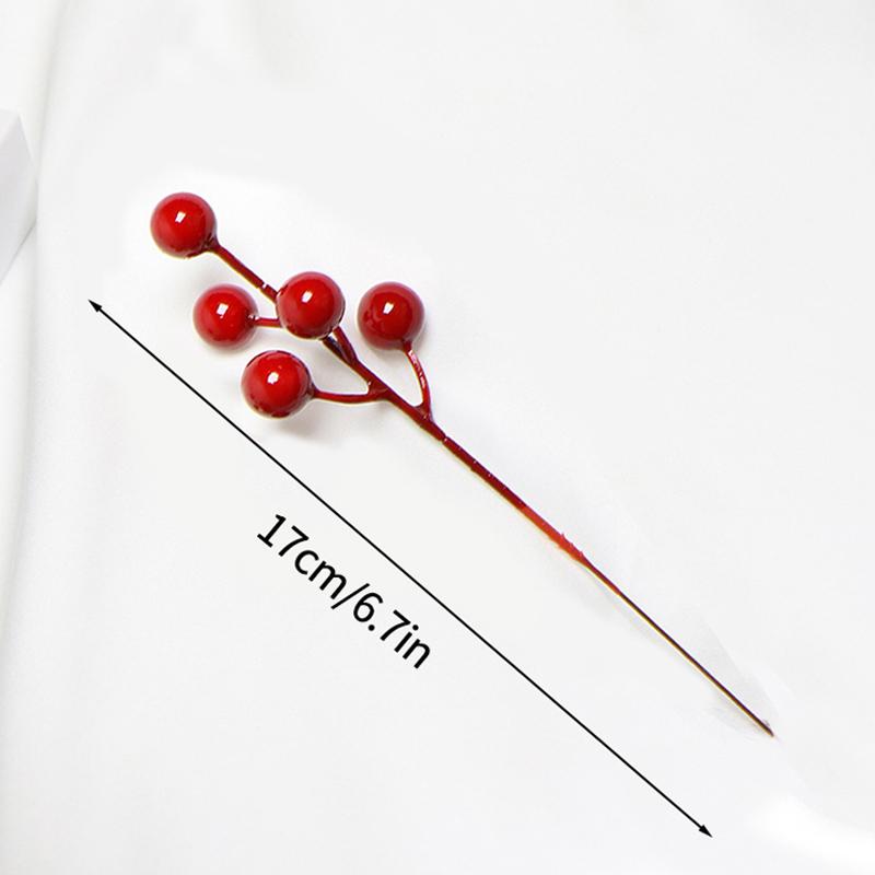 

10/20 шт. искусственные ягоды искусственные цветы рождественский новогодний декор елочные украшения пенопластовый цветочный букет DIY украшение для рабочего стола 10PCS