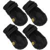 4Pcs Waterproof Snow Boots Winter Pet Dog Shoes Casual Anti-Slip Warm Puppy Boots Black Size 4 Outdoor Pet Dog Shoes