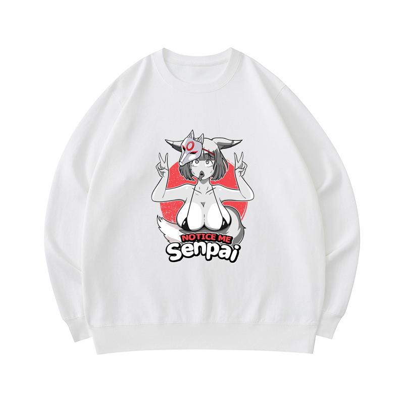 Anime Girl Kitsune Japanese Notice 