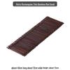 TLAKEHO Japanese Style Square Bamboo Tea Tray