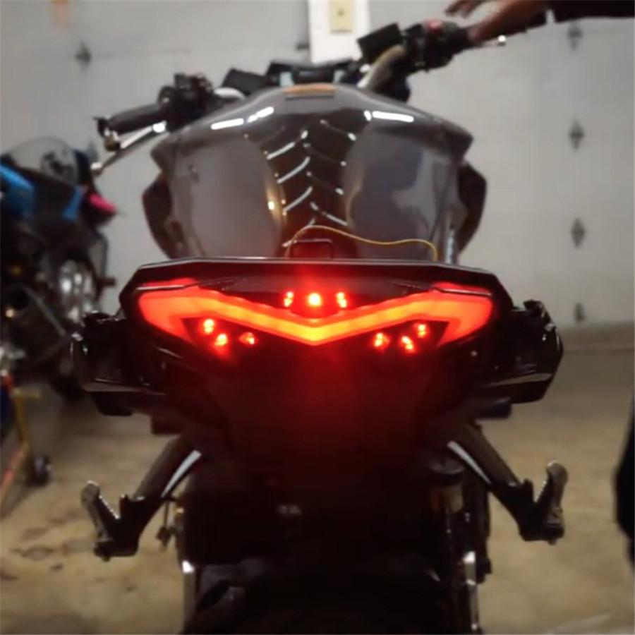 Integrated LED Tail Light For Yamaha MT09 Tracer FZ09 FJ09