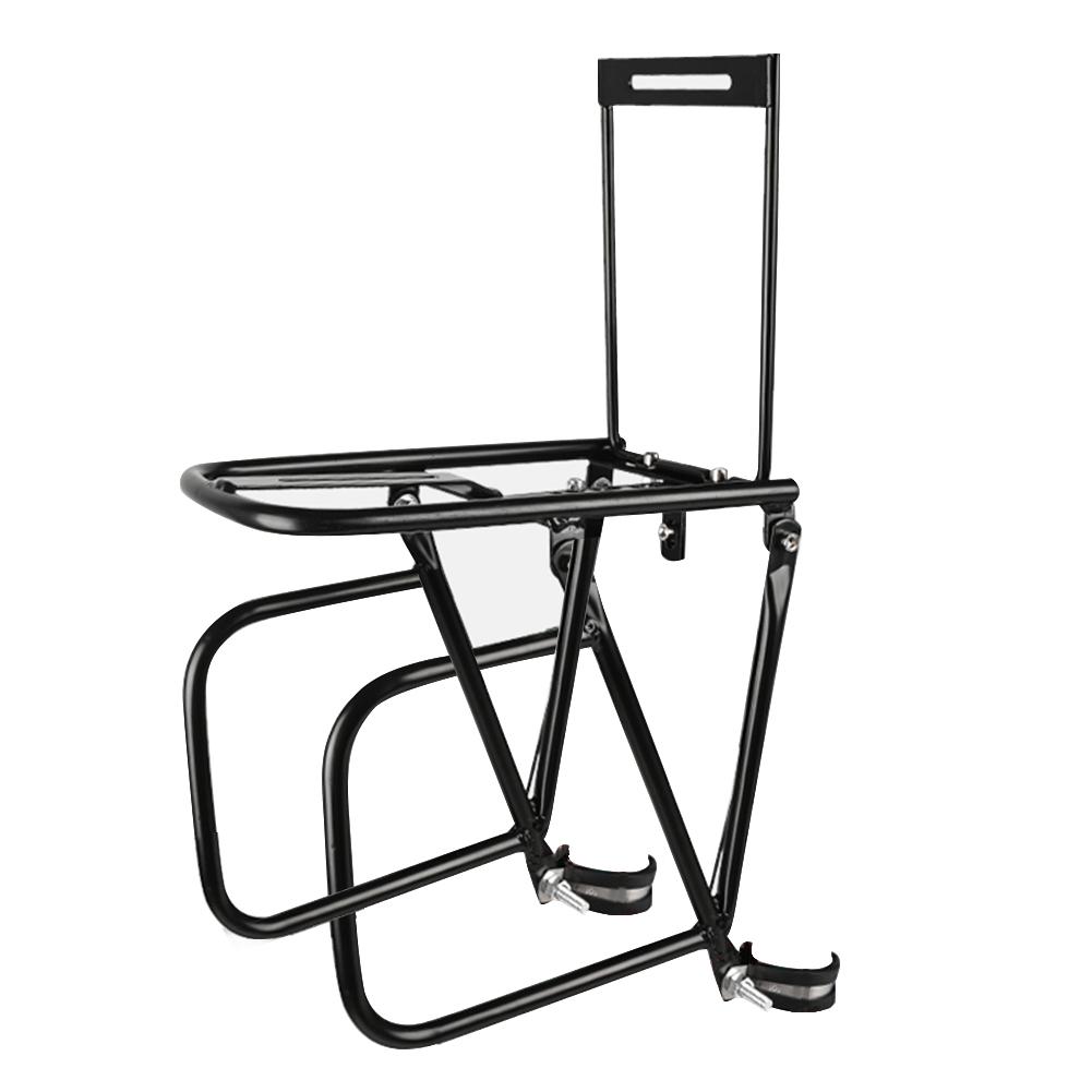 Bearing 15kg Bicycle Racks Bike Front Carrier Rack Bike Carrier Rack Load-Bearing Bicycle Front Rack Bike Carrier Rack for Bike чёрный