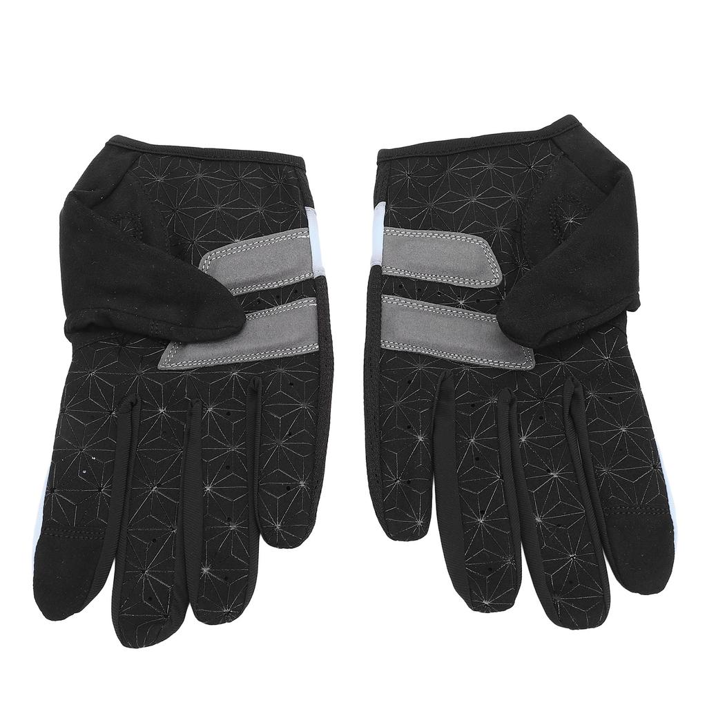 Full Finger Cycling Gloves Men Women Racing Workout Shock Absorption Support Touch Screen