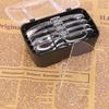 2-LED Visor Magnifier Glasses Magnifying Glass Repair Jeweler Magnifier 5 Replaceable Lens Headband