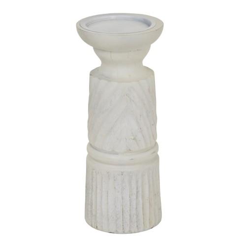 Hill Interiors Carved Candle Holder