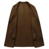 Autumn and Winter New Woolen Coat Men's Medium and Long Single-breasted Double-sided Woolen Coat Trench Coat