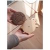 1Pc Creative Little Turtle Black Walnut Coaster Coffee Cup Water Cup Insulation Mat Dining Table Solid Wood Refrigerator Sticker
