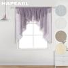 1 ADET Düz Renk Tül Valance Kapı Perdesi Kısa Çubuk Roket Dekoratif Pencere Mutfak Perdesi