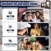 2 Pack Car Picture Frame Visor Clip Leather Sun Visor Photo Clip Holder Personalized Car Picture Holder Display Visor Photo Frame Vertical Horizontal