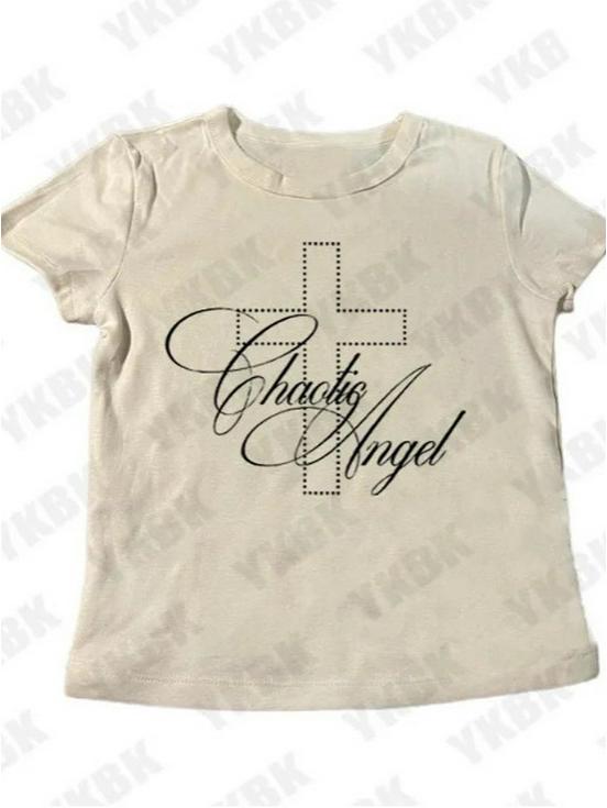 Y2K Sexy American Girl Graphic Vest Top - Women's Short Sleeve Tee