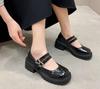 [TOKYO GOODS MARKT] [PureAribon] Mary-Jane-Pumps mit rundem Zehenbereich und Schleifen, Lolita-Schuhe (27,0 cm), Auch in Übergrößen erhältlich
