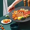 Utuo 36cm Maifan Stein Elektrische BBQ Grillpfanne