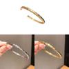 Fashion Stylish Gold Finish Arrow Pattern Wristband For Womens Trendy Accessories