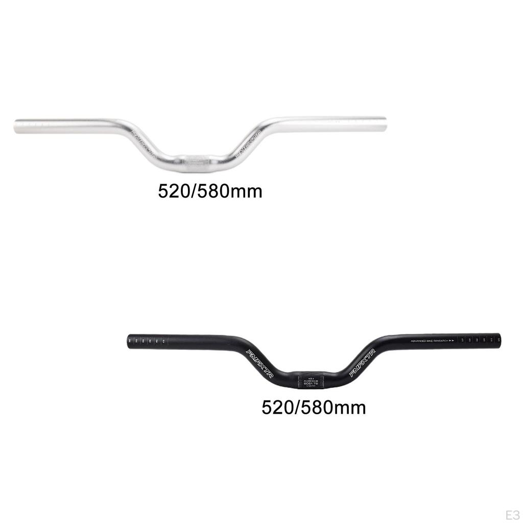 Manubrio per bicicletta in lega di alluminio resistente all'usura multiuso da 25,4 mm per guida all'aperto