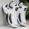 Scarpe Sportive da Uomo Alte con Superficie in Pelle Impermeabile, Scarpe da Basket, Scarpe da Skateboard con Attrito e alla Moda