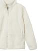 Amazon Essentials Fleece Sherpa Sizes Girls' Zip-Up Jacket, Ivory, 150-165