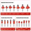 35-Piece Set Of 8-Handle Woodworking Milling Cutter Set, Trimmer Woodworking Milling Cutter, Cutter Head Set With Complete Specifications