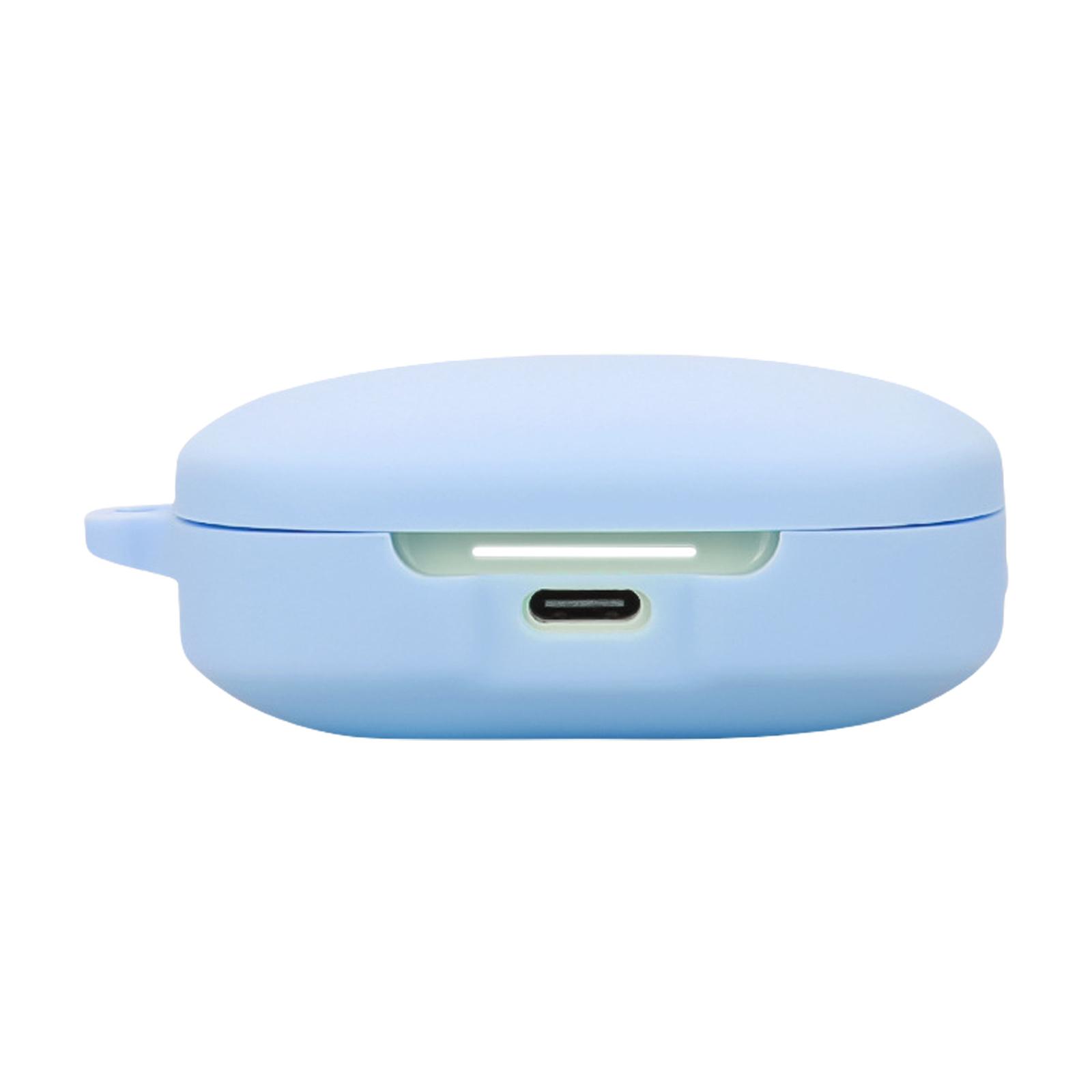 

Мягкий защитный чехол для наушников для Redmi Buds 6 Зарядный кейс Силиконовый корпус Раковина Кожа Ударопрочный и Пыленепроницаемый Чехол светло-синий