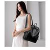 Fashionable PU Leather Backpack with Adjustable Shoulder Straps Simple Design Suitable for Daily Use Travel Shopping and Other Scenarios
