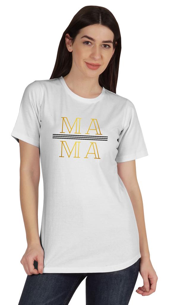 Inkmeso Mama Graphic Tshirt Short Sleeve Women Cotton Tee Casual Blouse