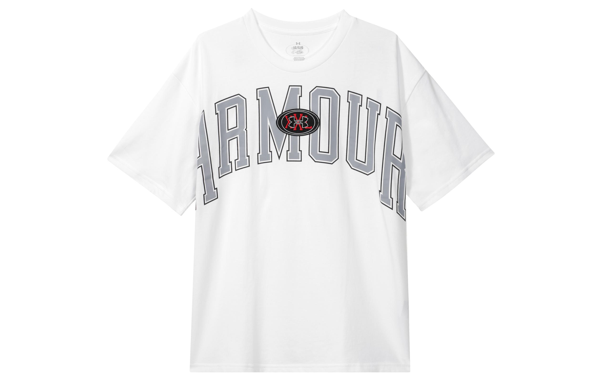 Under Armour T Shirt Men s White 1379558-100 S