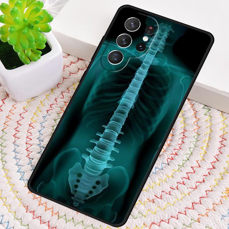 

X-Ray Human Anatomy TPU Phone Case For Samsung Galaxy note 10 pro S26 S25 S24 S23 S22 Ultra Plus S21 FE S20 Shockproof Cover Galaxy S26 Plus