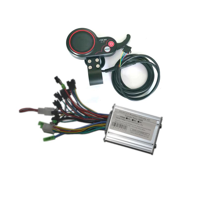 24V 36V 48V 52V 60V 250W 350W Electric Bicycle Brushless Motor Controller With FC-100 LH-100 LCD Display For Electric City Bike