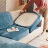 Samt-Sofa-Kissenbezug, Wohnzimmer-Ecksofa-Sitzbezug, 200 g/m², verdickter, elastischer Möbelkissenschutz
