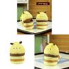 Bee Plush Coin Pouch With Keychain For Kids And Adults Perfect For Storage And Gifts
