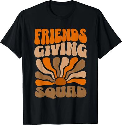 Friendsgiving Squad  Shirt Womens Thanksgiving Squad T- Shirt