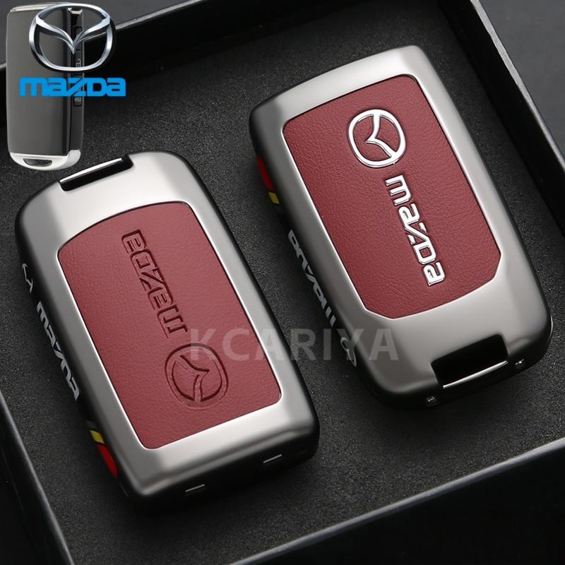 

For Mazda Axela Atenza 3 2 6 CX3 CX5 CX30 CX8 CX9 MX5 RX7 RX8 SKYACTIV Zinc Alloy Car Key Holder Remote Protector Car Key Cover