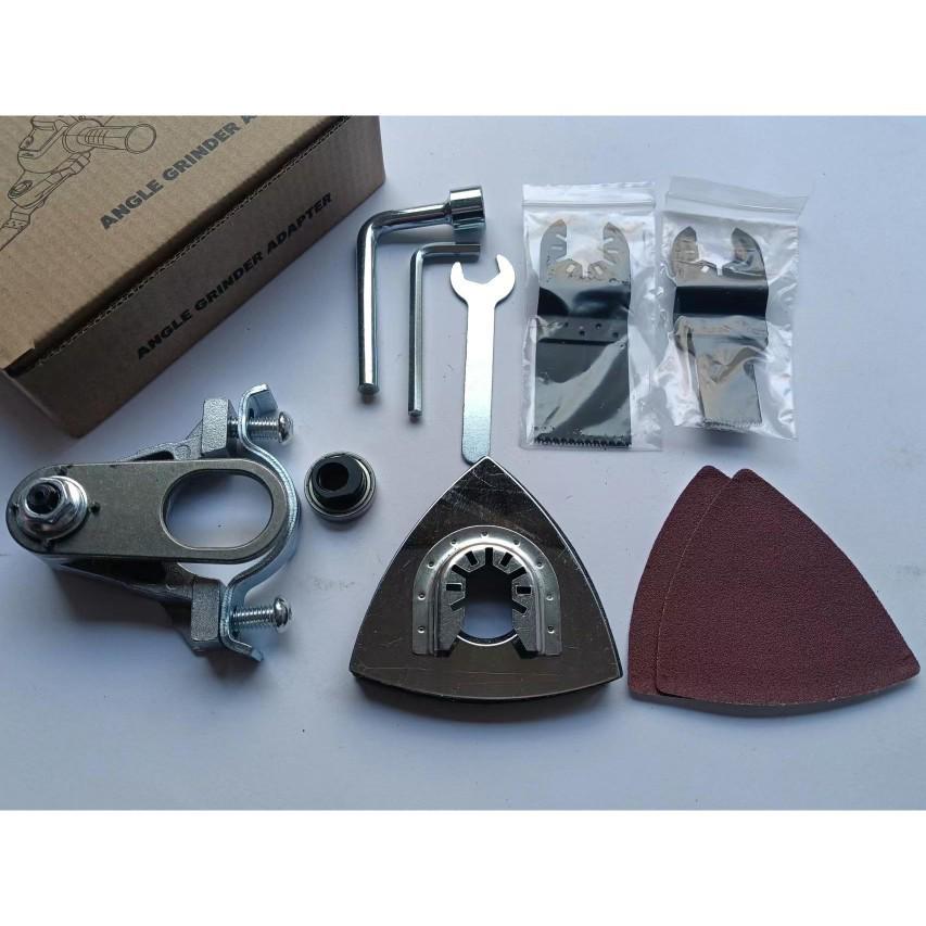 Universal Angle Grinder Conversion Kit: Electric Chisel & Grooving Tool for Woodworking