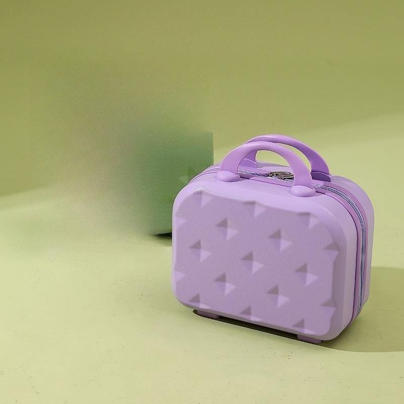 14-Inch suitcase, suitcase, sub-storage case, mini cosmetic case, cosmetic bag, cosmetic storage, retro style