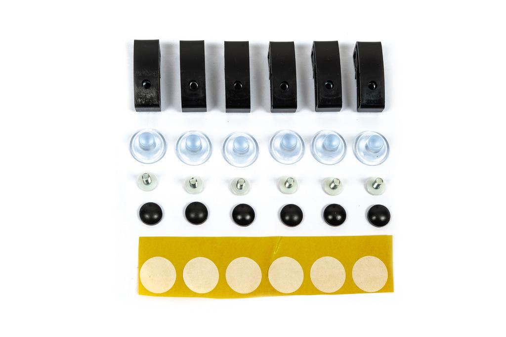 

Крепление дефлектора капота (6 штук, EuroCap)