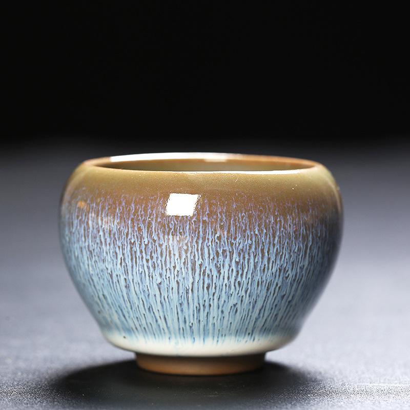 Japanese Style Kiln Change Ceramic Teacup Creative Household Kung Fu Retro Water Mugs Drinkware Tableware Teaware Cup 180ML