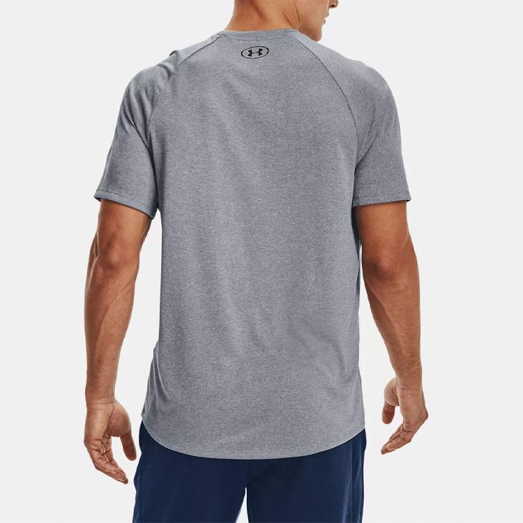 Under Armour Tech 2.0 Solid Logo Training Short Sleeve Tee Men Tops Light-Grey 1326413-036