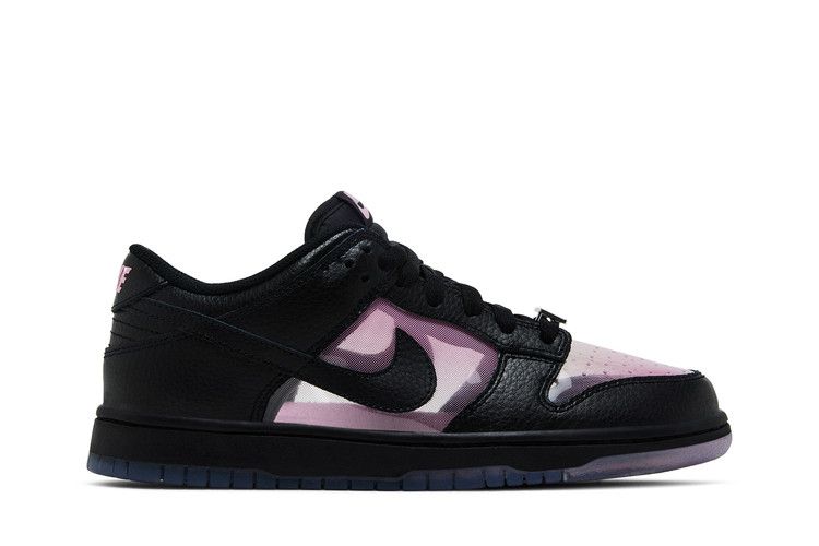 Nike Dunk Low Retro Transparent Black Pink Rise