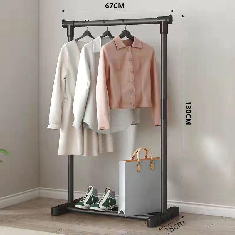 Simple floor-to-ceiling vertical drying rack balcony clothes drying rack home bedroom dormitory hanger