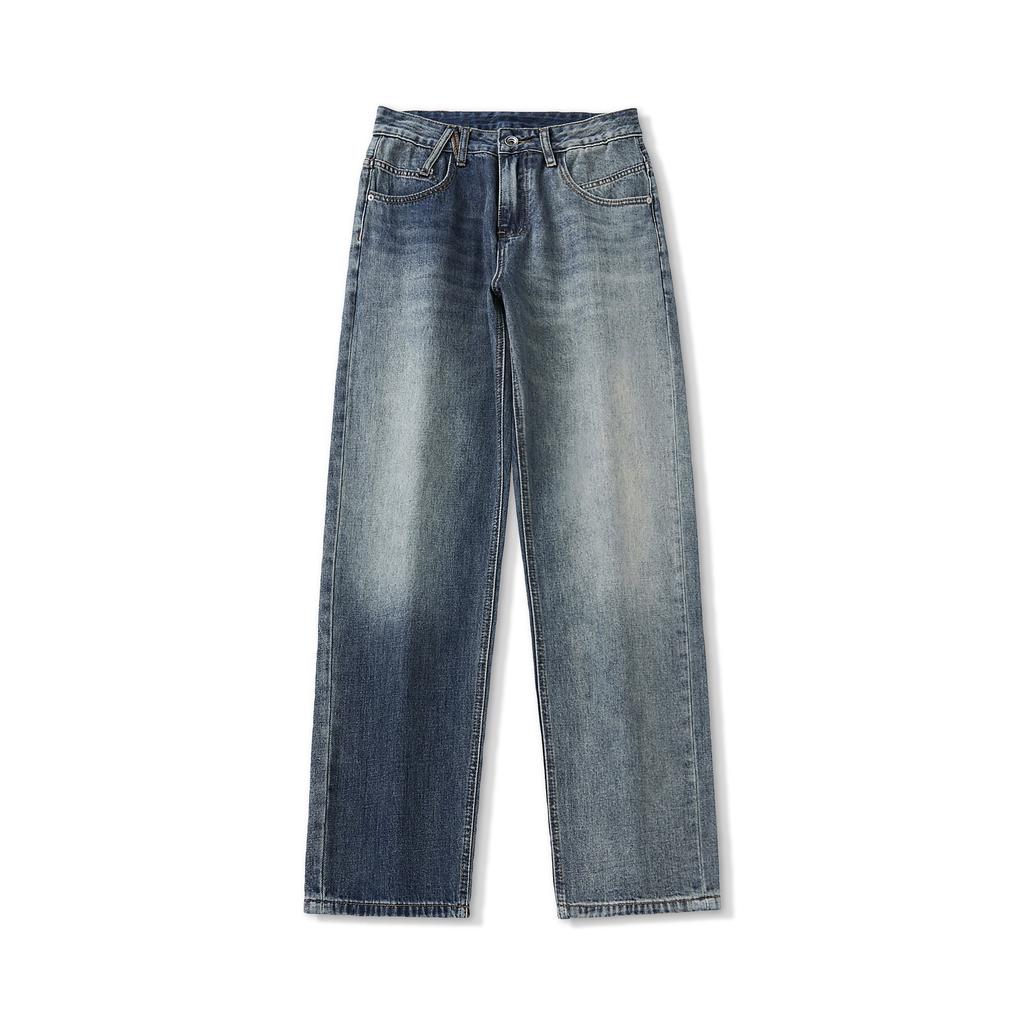 New Spring and Summer Classic Loose Straight-fitting Retro Denim Pants Denim City