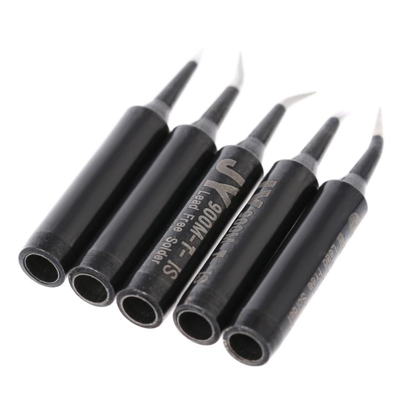 5 Pcs Solder Soldering Iron Tip 900M-T-SI Lead Free For Hakko Saike 936 852d+ 909D