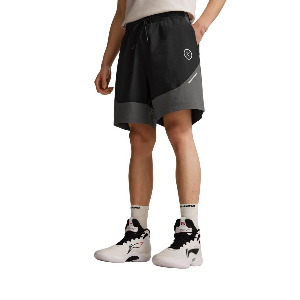 Li Ning Casual Shorts Men's Black/Coal Smoke Gray AKSV603-1