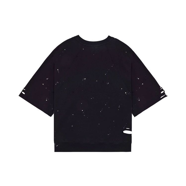 WE11DONE Vintage Washed T-Shirt Black Unisex Tops WD-TT1-22-551-U-BK