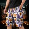 Men's Halloween Cargo Shorts with Multiple Pockets, Drawstring Waist, Casual Work Shorts for Costume Party, Summer Outdoors, Beach, Hiking, Daily Wear