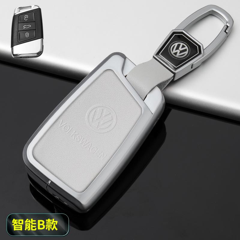 Zinc Alloy Car Remote Key Case Cover Shell Protection Auto Keychain Accessories For VW Volkswagen Passat B8 Tiguan Magotan Golf USX3
